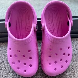 Pink Crocs